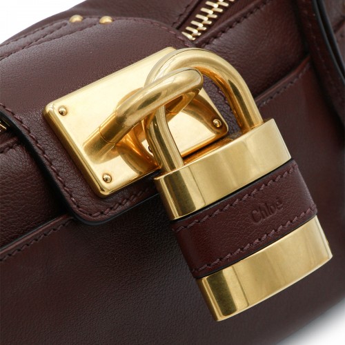 BROWN LEATHER PADDINGTON SHOULDER BAG