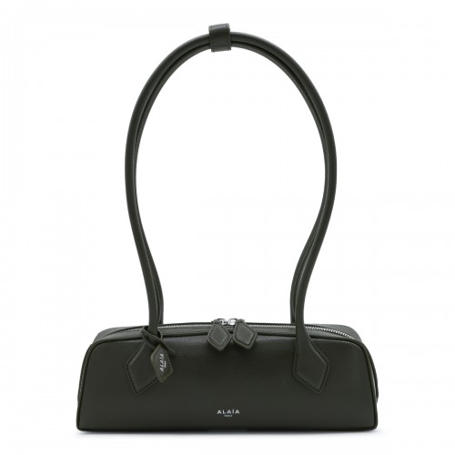 VERT CAMOUFLAGE LEATHER LE TECKEL SMALL SHOULDER BAG