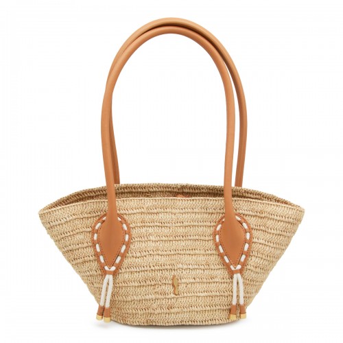 NATURAL RAFFIA VENUS TOTE MINI
