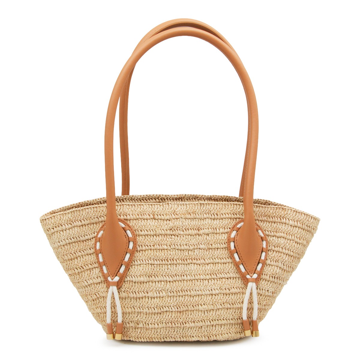 NATURAL RAFFIA VENUS TOTE MINI