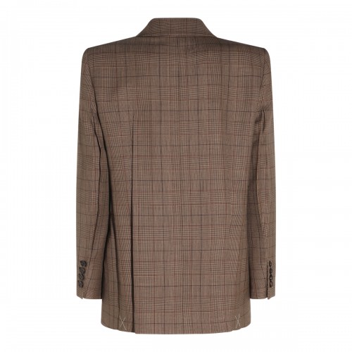 BROWN WOOL BLAZER 2
