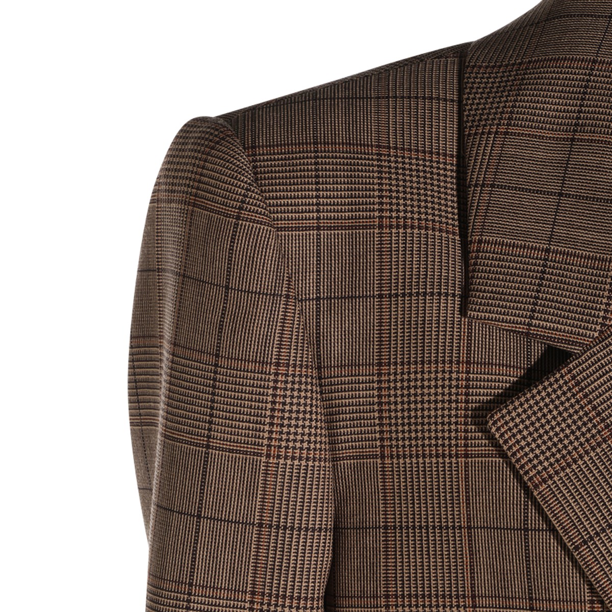 BROWN WOOL BLAZER