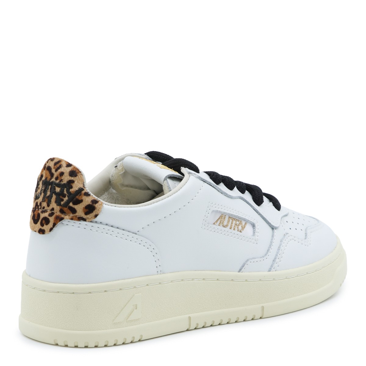 ANIMALIER AND WHITE LEATHER MEDALIST...