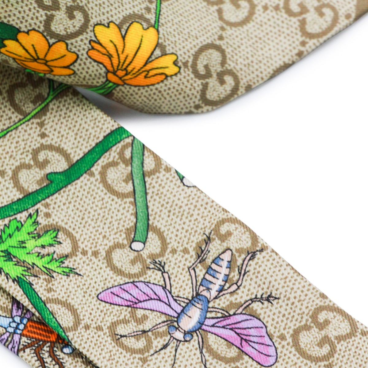 BEIGE SILK SCARF