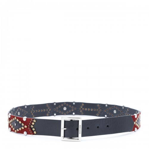 BLACK LEATHER BELT