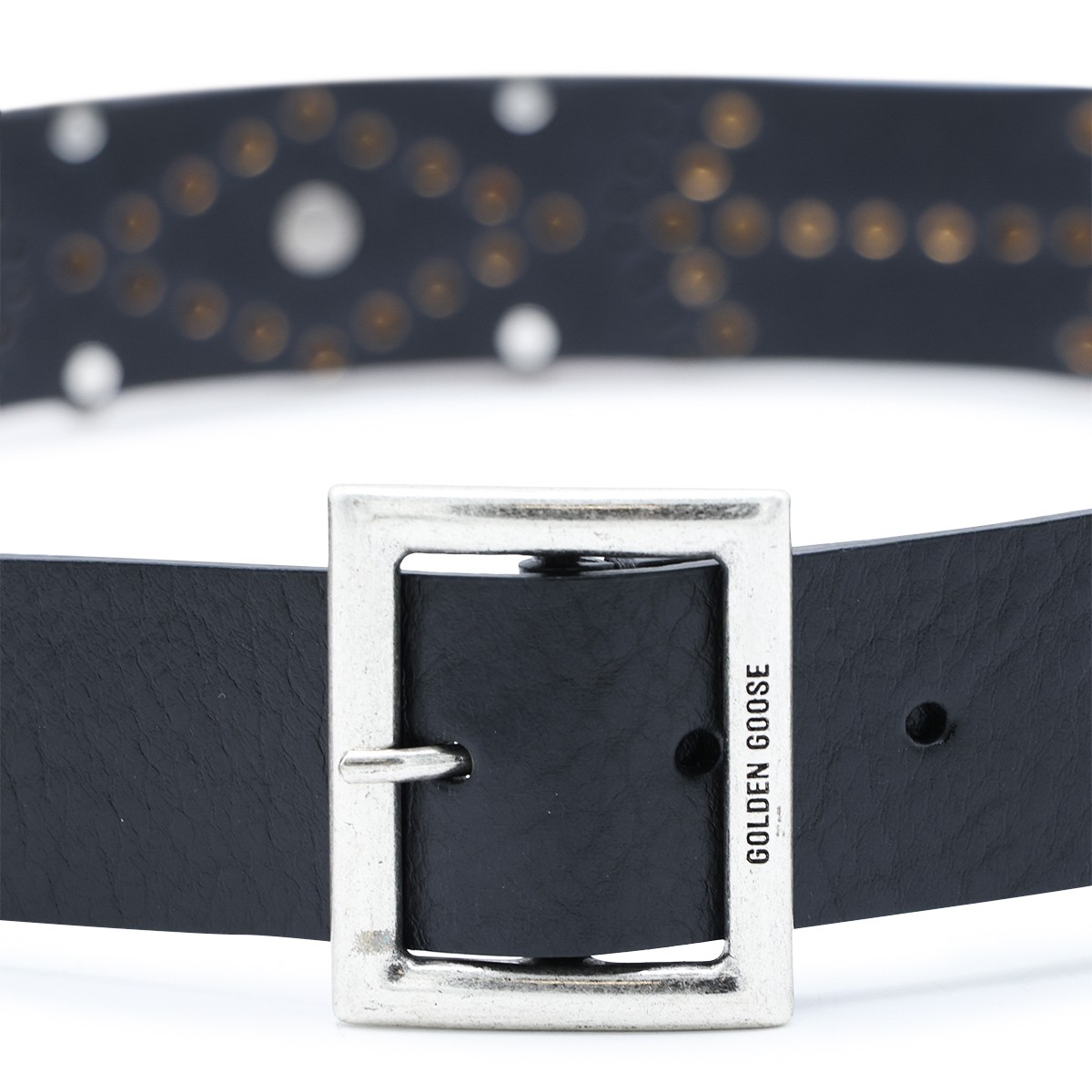 BLACK LEATHER BELT