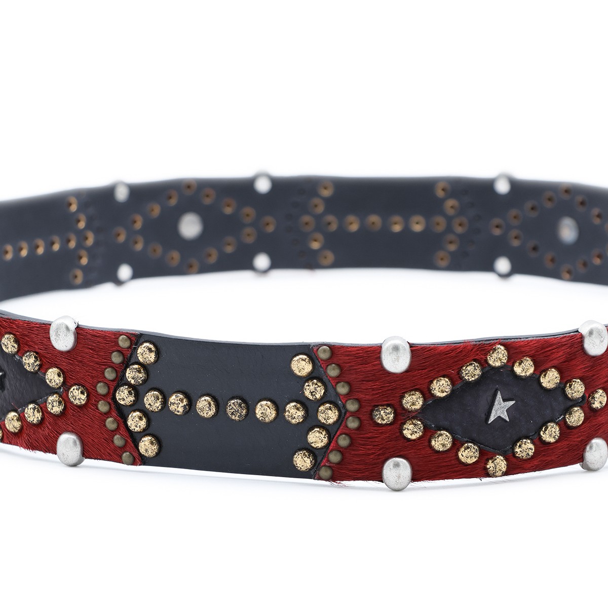 BLACK LEATHER BELT