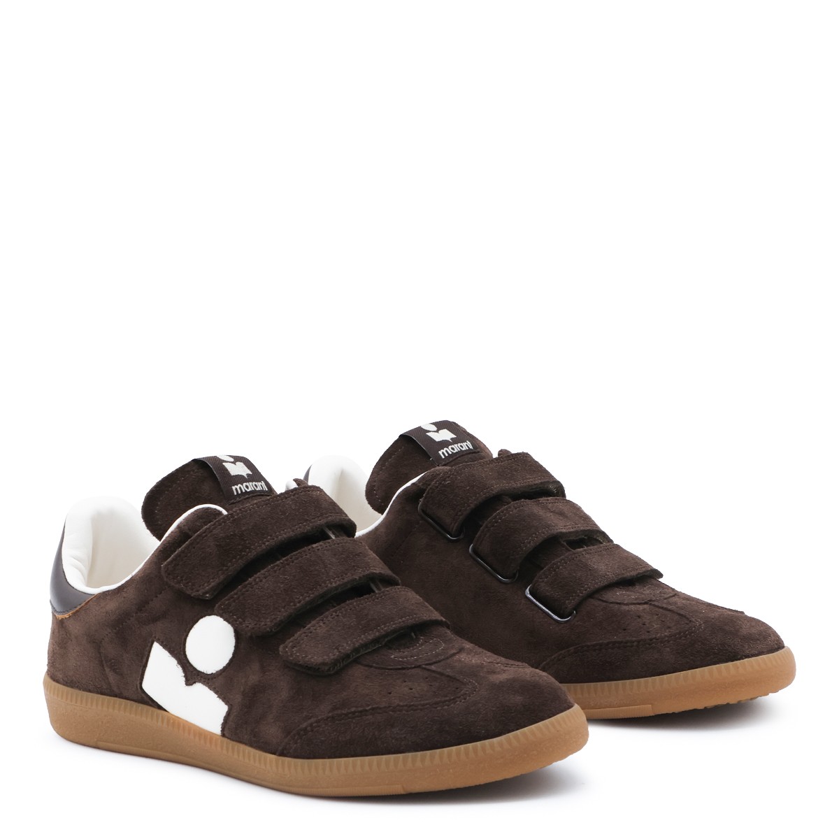 BROWN LEATHER SNEAKERS