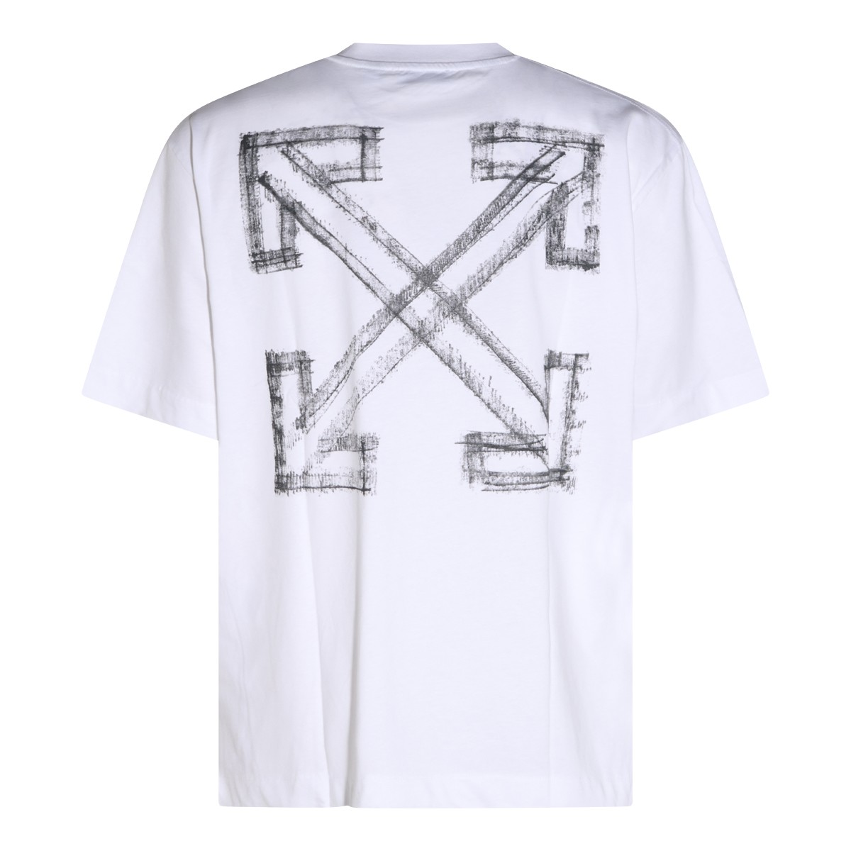 WHITE COTTON T-SHIRT