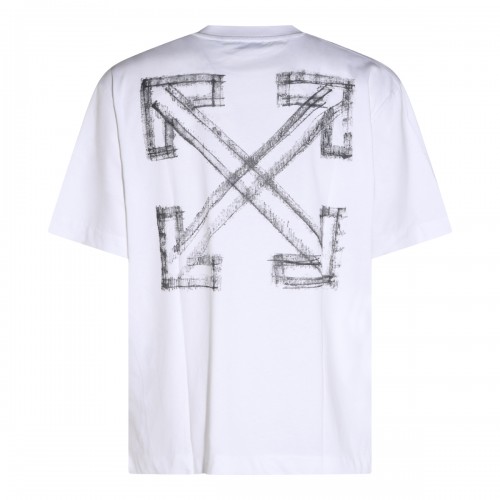 WHITE COTTON T-SHIRT