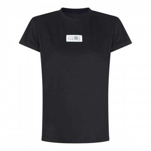 BLACK COTTON T-SHIRT