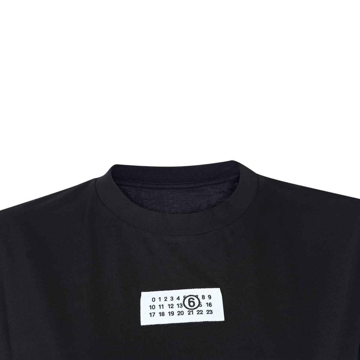 BLACK COTTON T-SHIRT