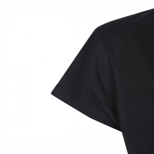 BLACK COTTON T-SHIRT