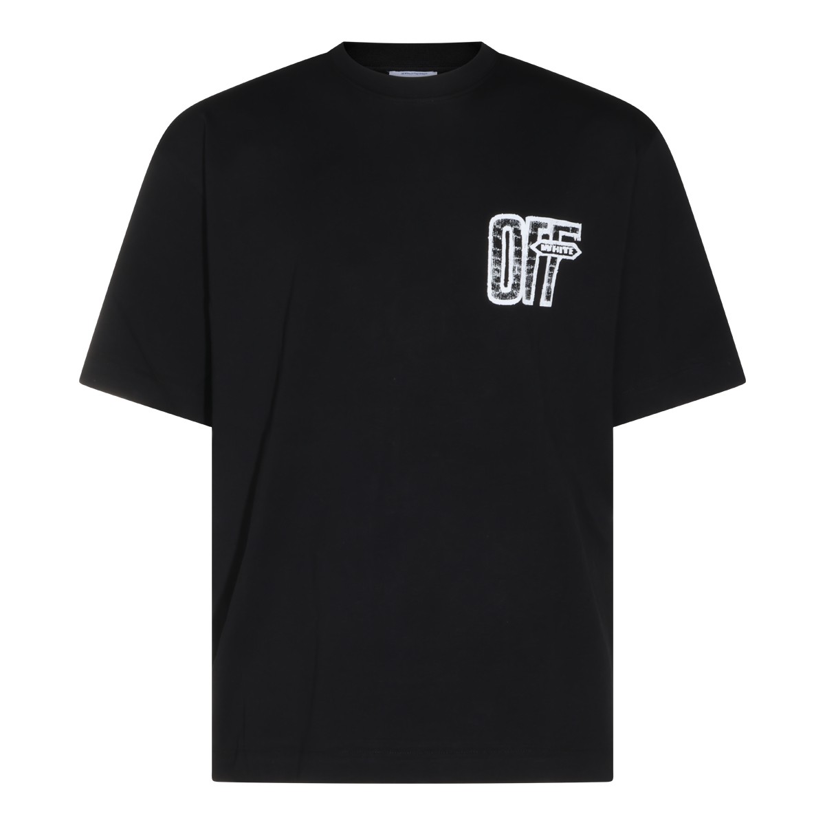 BLACK COTTON T-SHIRT