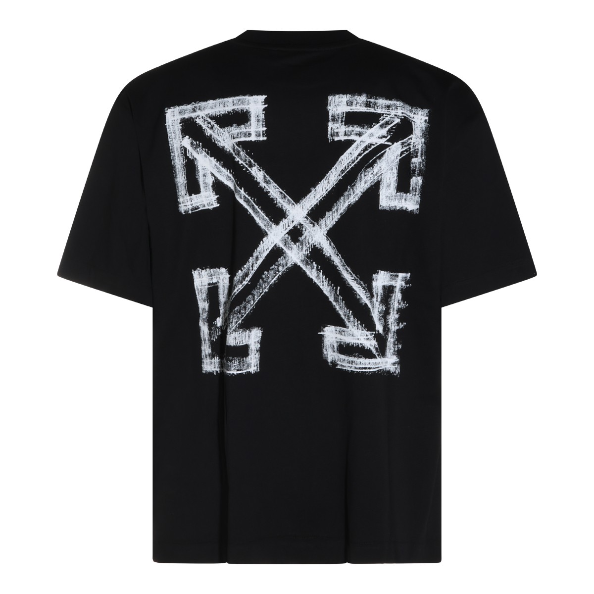 BLACK COTTON T-SHIRT
