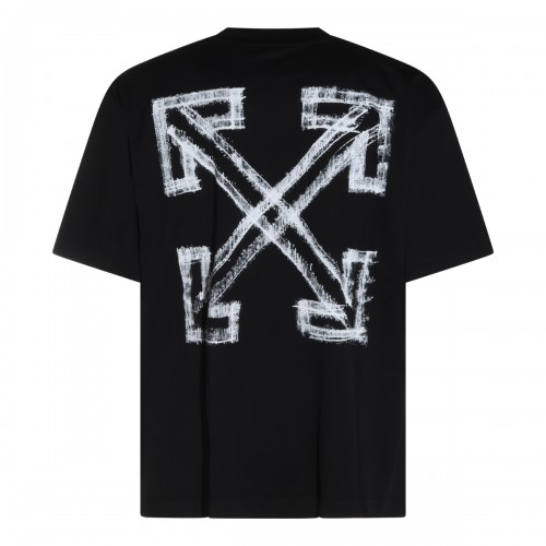BLACK COTTON T-SHIRT