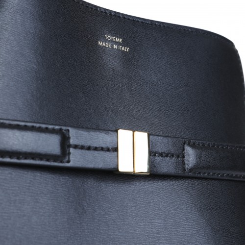 BLACK LEATHER SATCHEL