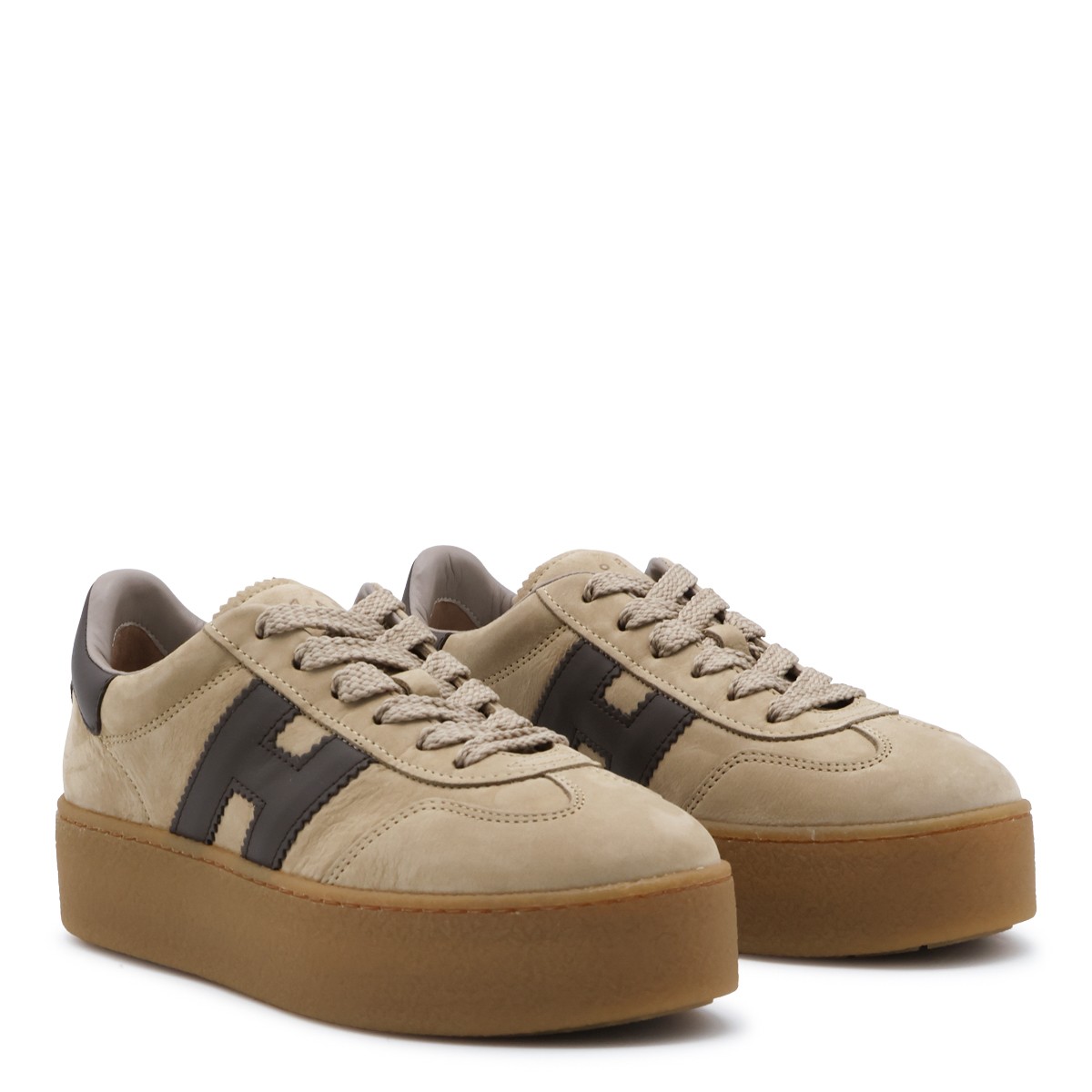 BEIGE SUEDE COOL SNEAKERS