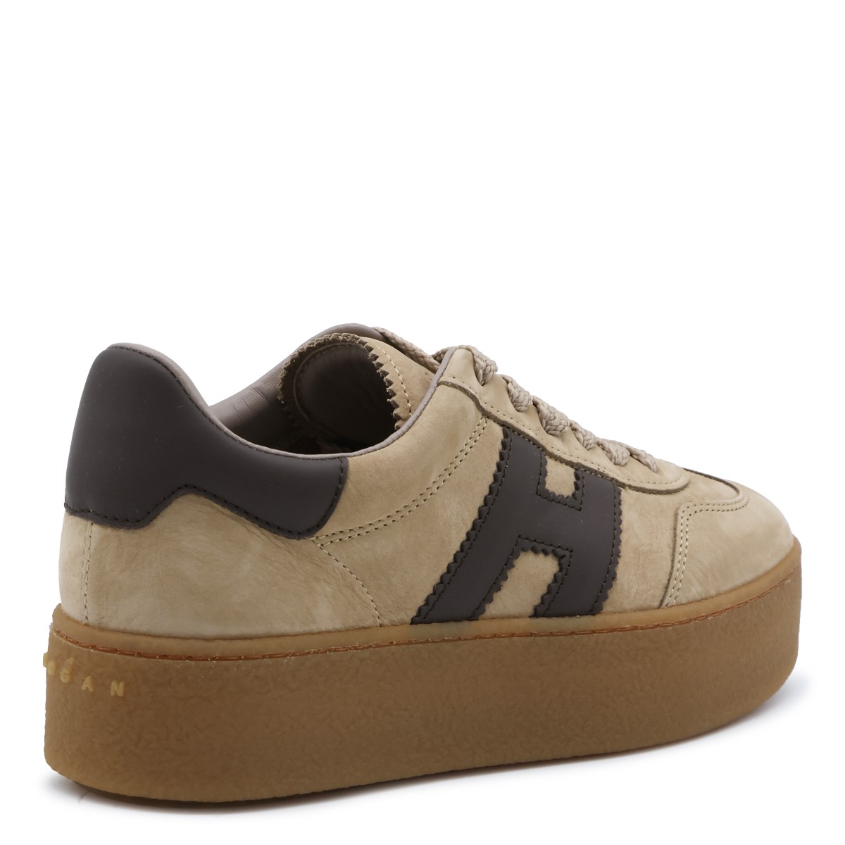 BEIGE SUEDE COOL SNEAKERS