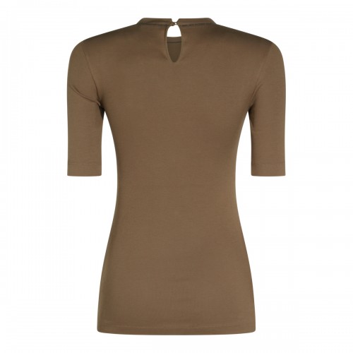 BROWN COTTON T-SHIRT 2