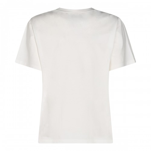 WHITE COTTON T-SHIRT