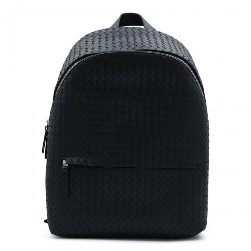 BLACK LEATHER BACKPACK