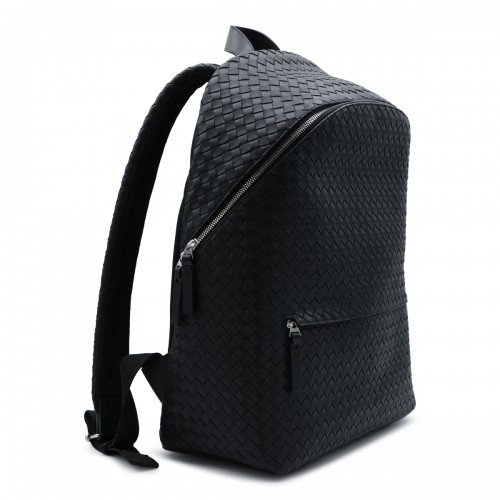 BLACK LEATHER BACKPACK 2