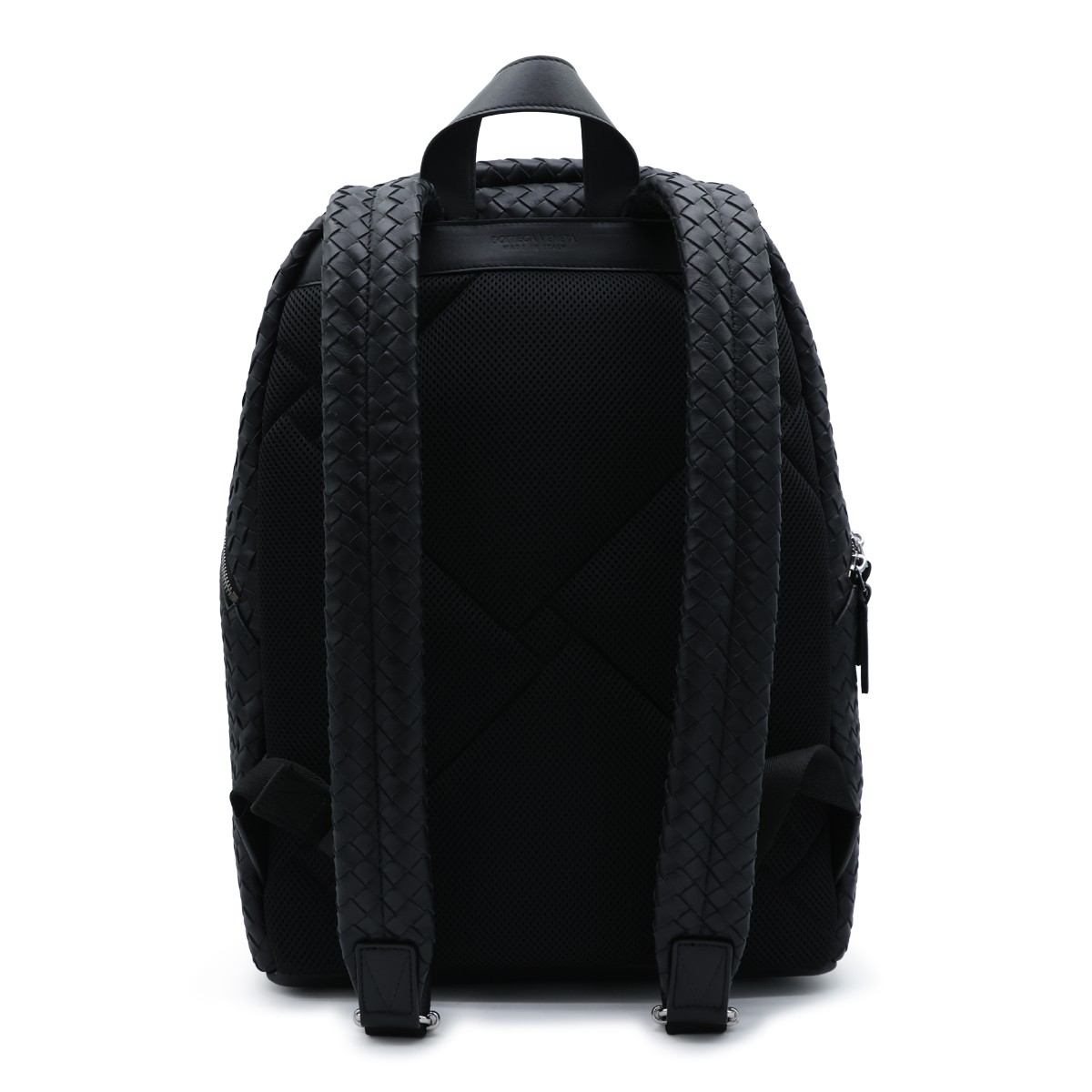 BLACK LEATHER BACKPACK