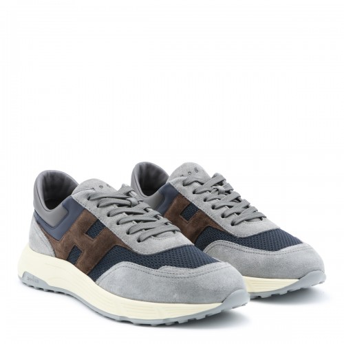 GREY BLUE AND BROWN LEATHER... 2
