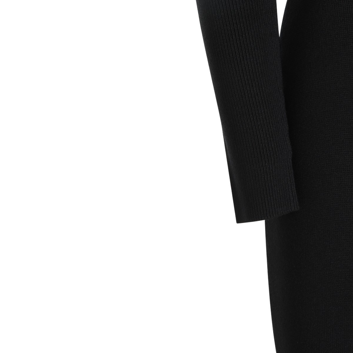 BLACK VISCOSE DRESS