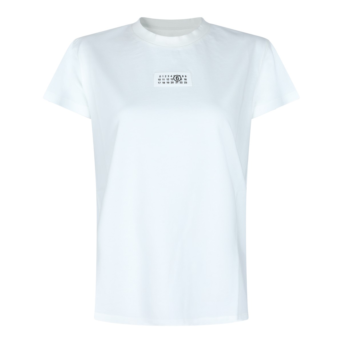 WHITE COTTON T-SHIRT