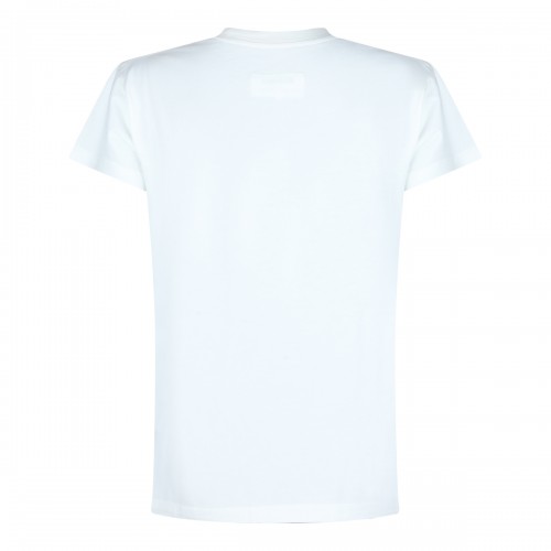 WHITE COTTON T-SHIRT