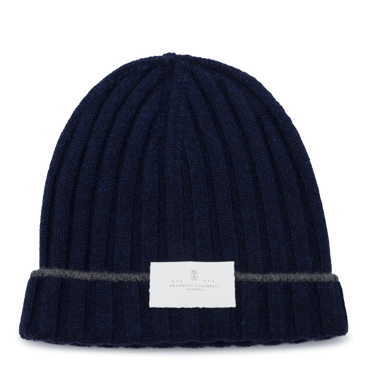 NAVY CASHMERE BEANIE