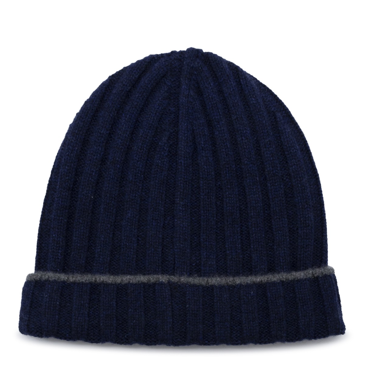 NAVY CASHMERE BEANIE