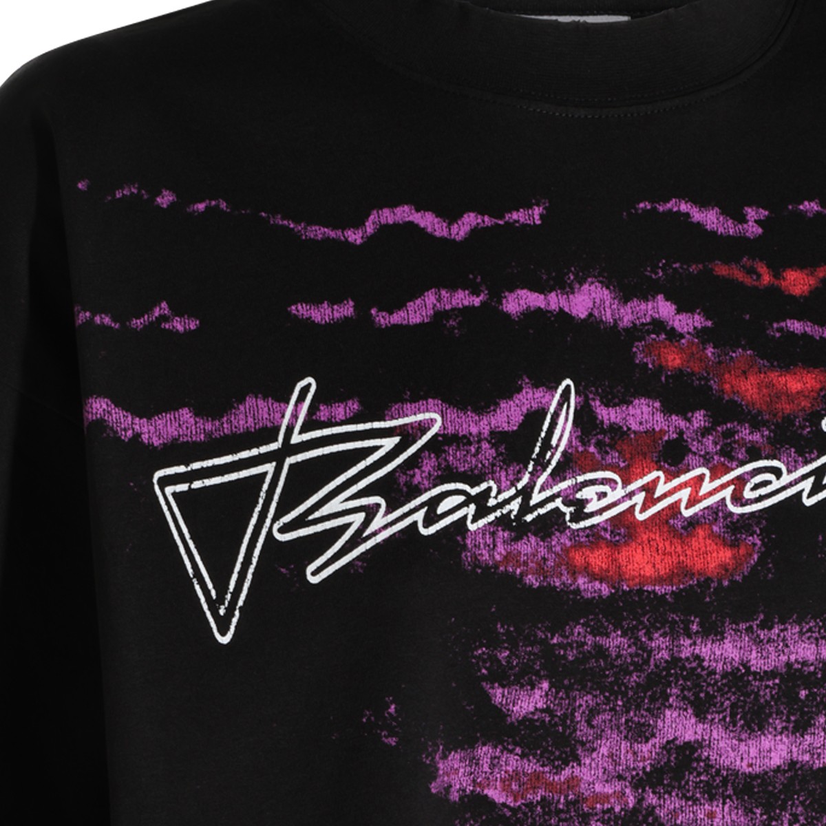 BLACK COTTON T-SHIRT