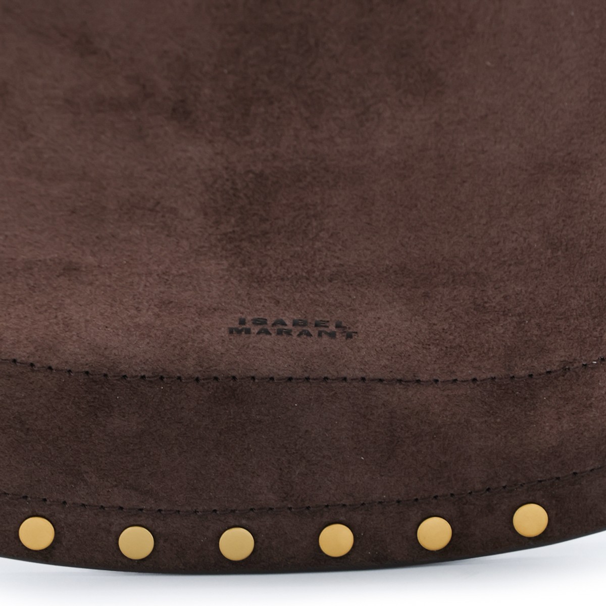 COFFEE SUEDE OSKAN SHOULDER BAG