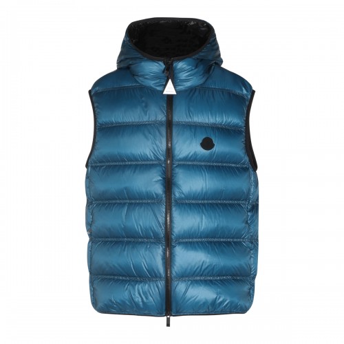 LIGHT BLUE PUFFER PANESTREL VEST DOWN JACKET
