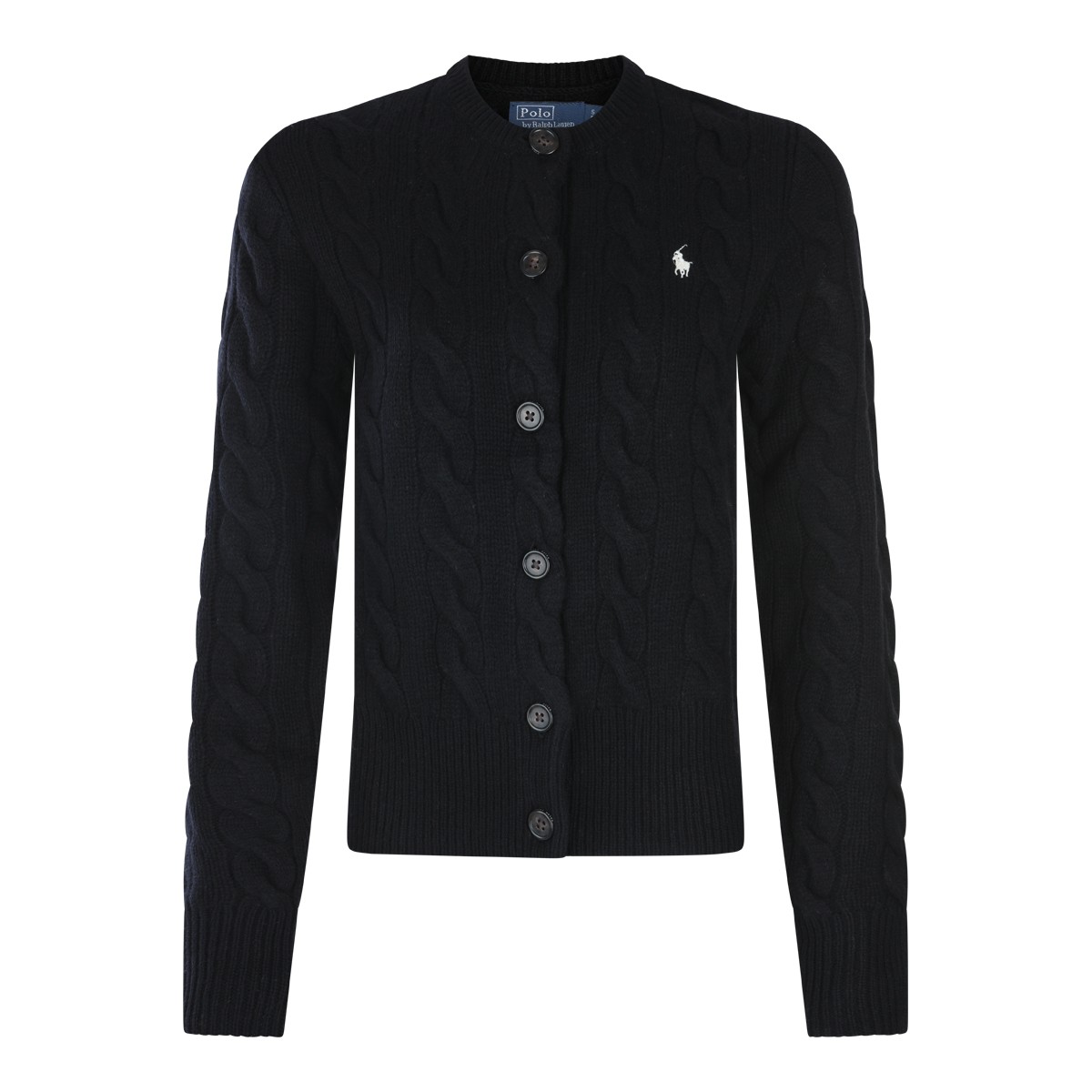 BLACK WOOL KNITWEAR