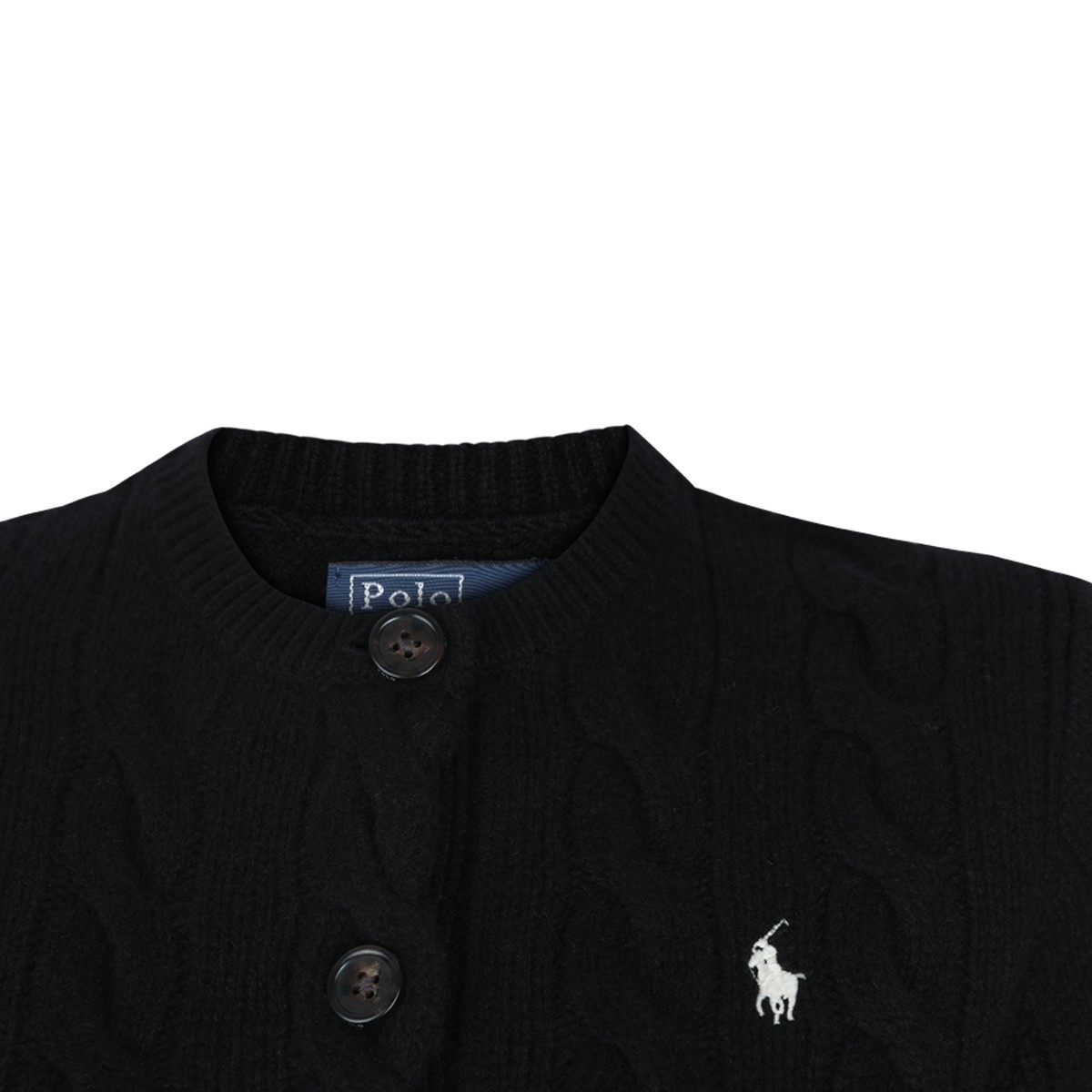 BLACK WOOL KNITWEAR