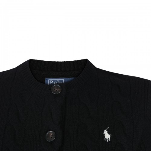 BLACK WOOL KNITWEAR