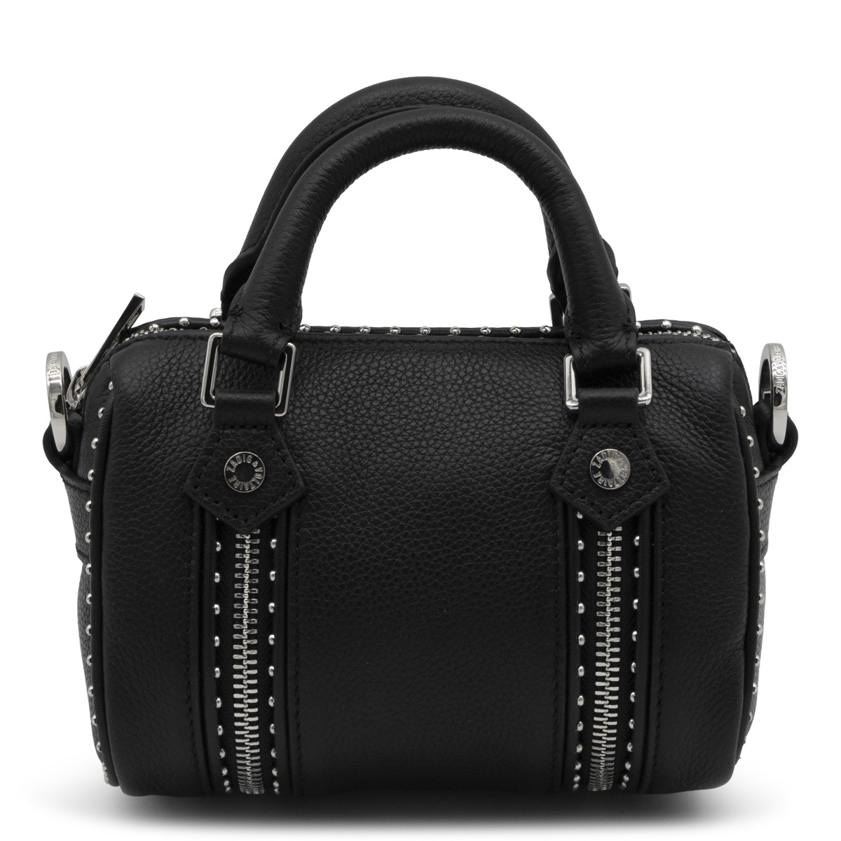 BLACK LEATHER SUNNY NANO SHOULDER BAG