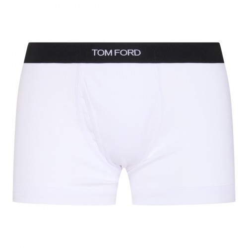 WHITE COTTON BOXER