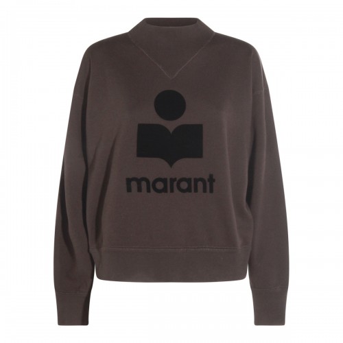 FADED BLACK COTTON MOBY SWEATSHIRT