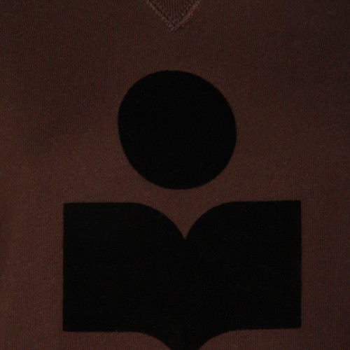 FADED BLACK COTTON MOBY SWEATSHIRT