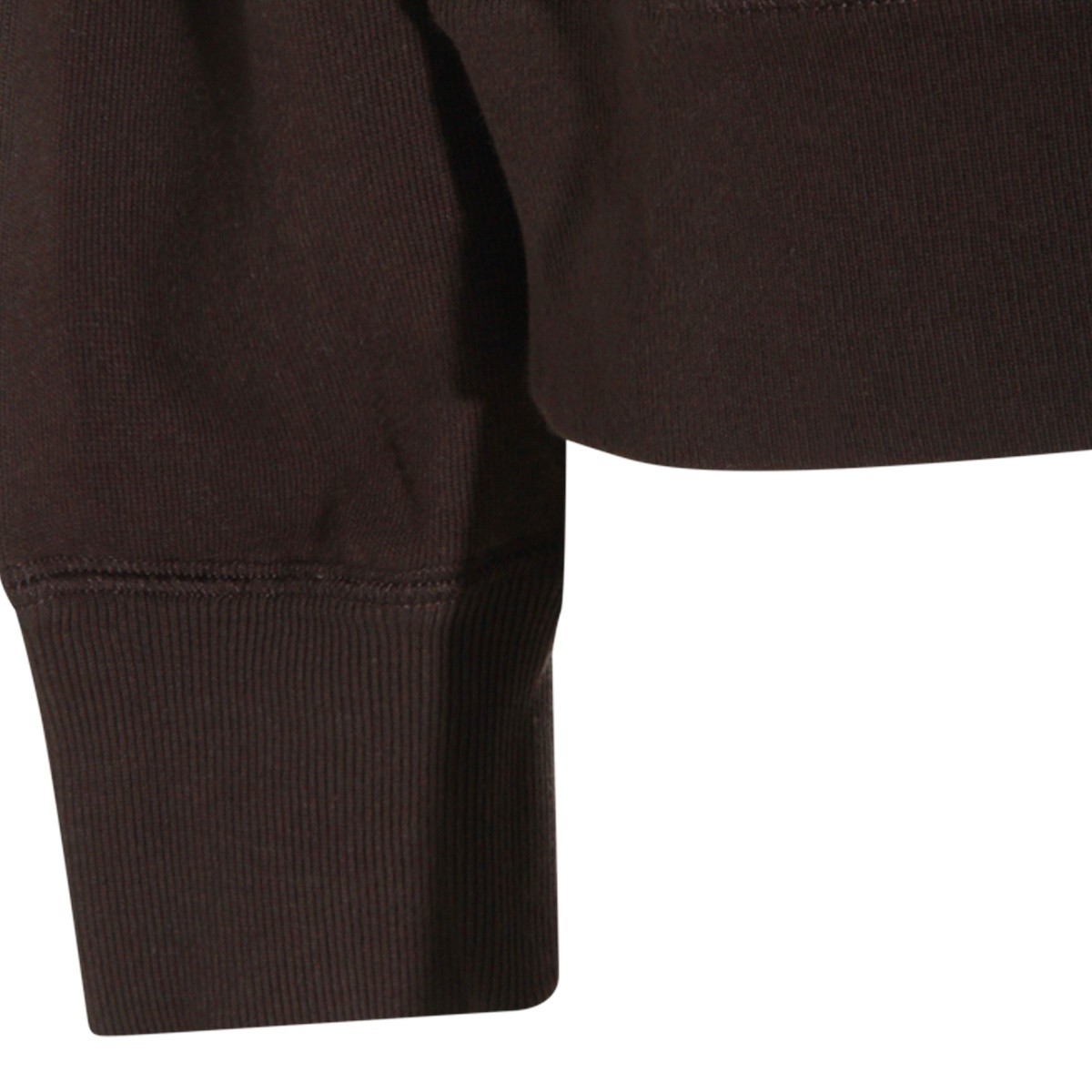 FADED BLACK COTTON MOBY SWEATSHIRT