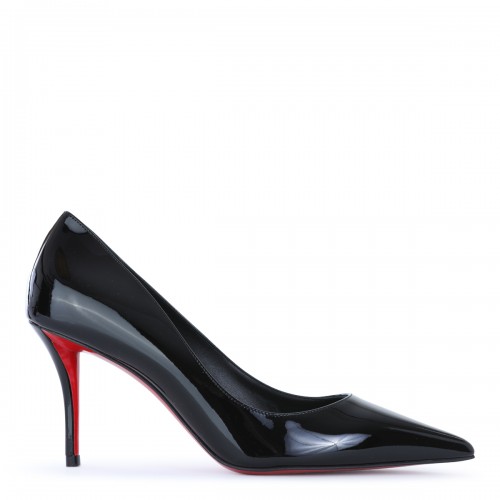 BLACK LEATHER MISS Z 80 PUMPS