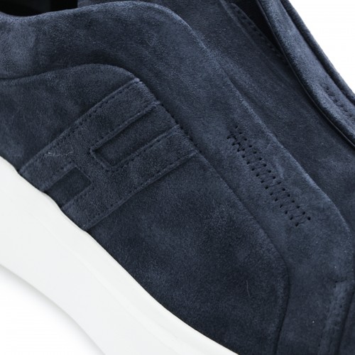 BLUE SUEDE H 580 SLIP ON SNEAKERS