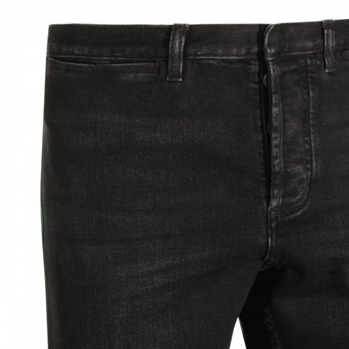 BLACK COTTON JEANS