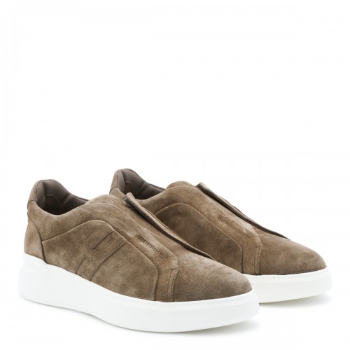 BROWN SUEDE H 580 SLIP ON... 2