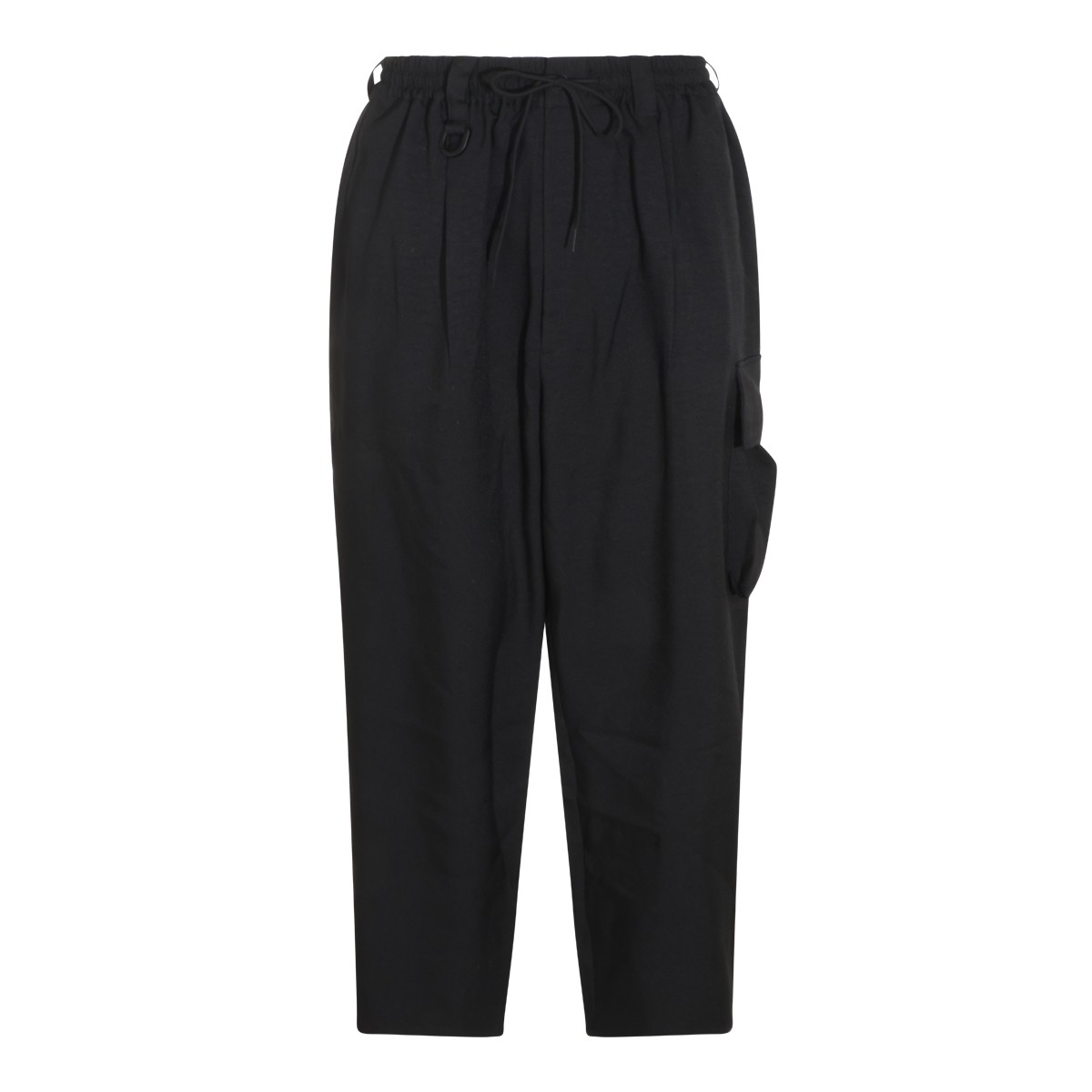 BLACK CARGO PANTS